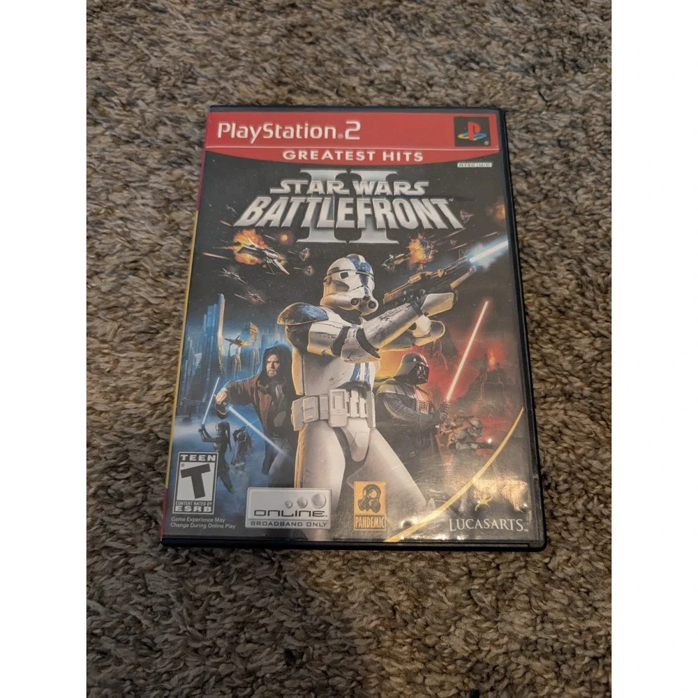 Star Wars Battlefront 2 Greatest Hits PS2 PlayStation 2 CIB